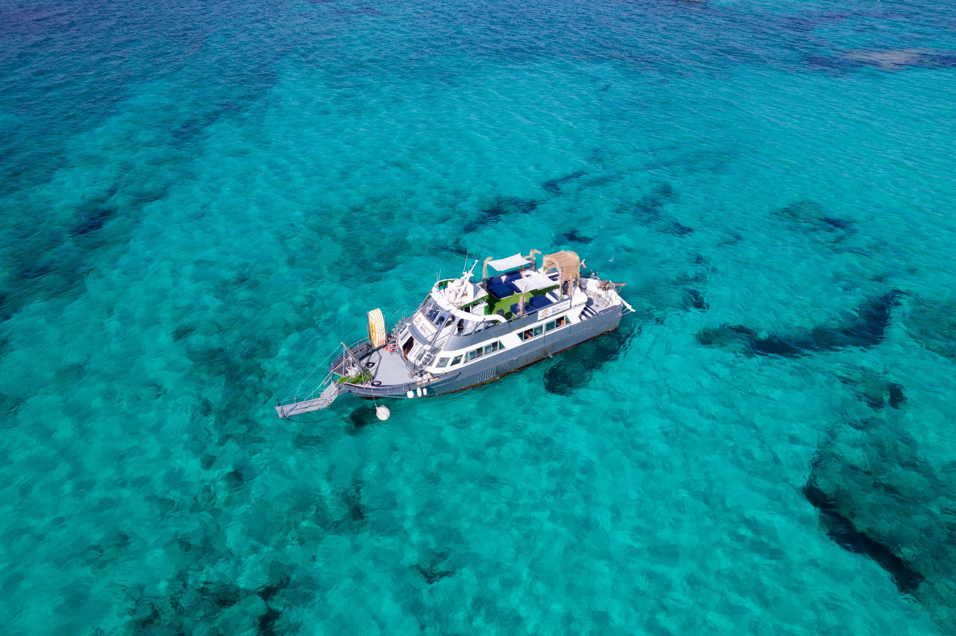Exklusives Boot für Events auf Ibiza